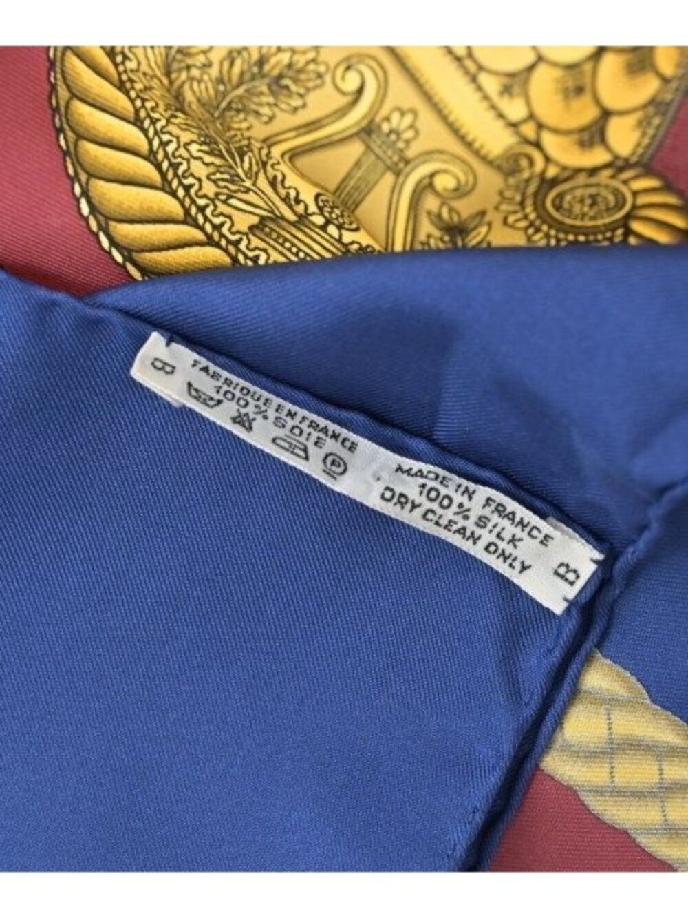 Hermes Bandana Scarf Blue - Picture 7 of 7